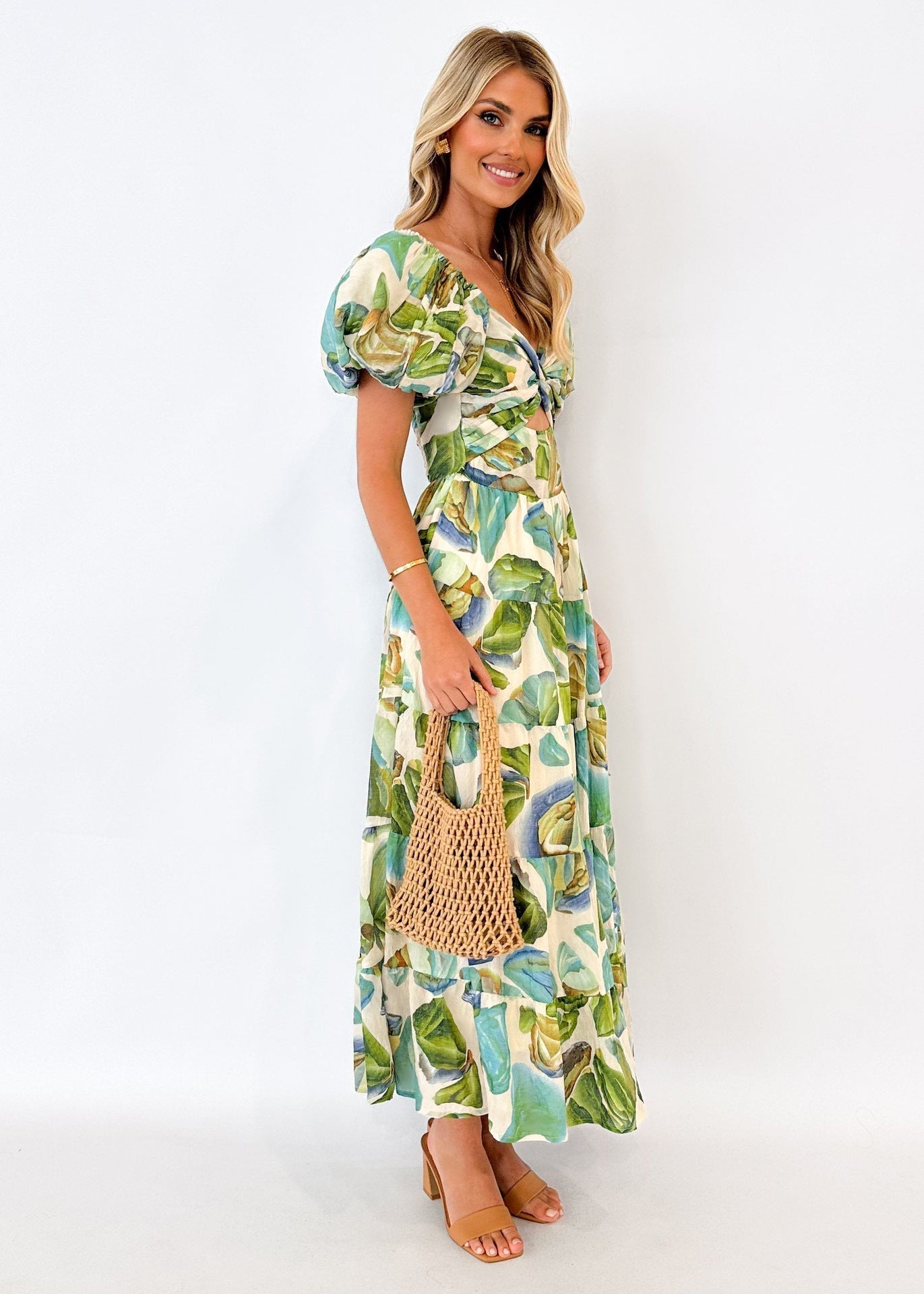 Nora® | Dress with puff sleeves