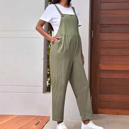 Luciana | Casual Adjustable Waist Loose-fitting Overalls