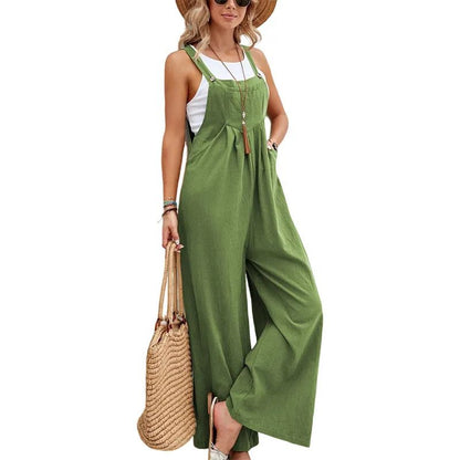 Ophelia | Women’s Casual Suspender Trousers