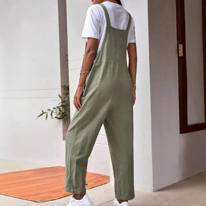 Luciana | Casual Adjustable Waist Loose-fitting Overalls