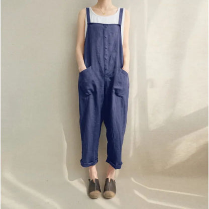 Marcella | Cotton and linen breathable overall