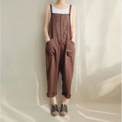 Marcella | Cotton and linen breathable overall