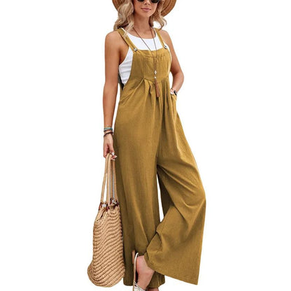 Ophelia | Women’s Casual Suspender Trousers