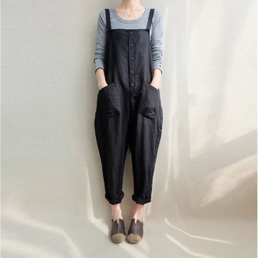 Marcella | Cotton and linen breathable overall