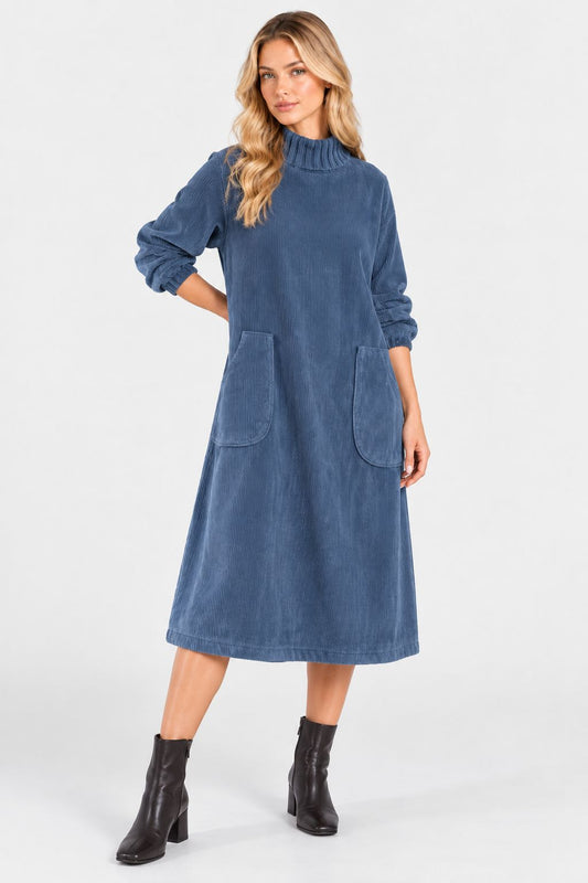 Dahlia | Elegant Plus-Size Winter Dress