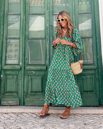 Adelina® | Long Bohemian Dress