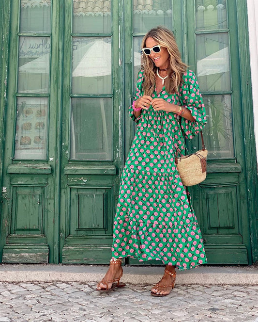 Adelina® | Long Bohemian Dress