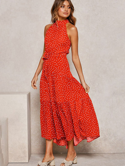 Adriana® | Summer Dress With Polka Dot Print Shine Into Summer