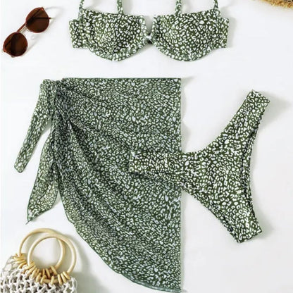 Sienna | Floral Bikini & Cover-Up Dress Set