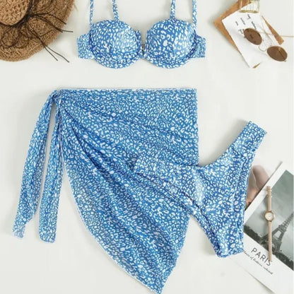 Sienna | Floral Bikini & Cover-Up Dress Set
