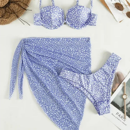 Sienna | Floral Bikini & Cover-Up Dress Set