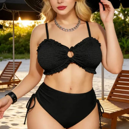 Monet | Detachable Strap High-Waisted Bikini