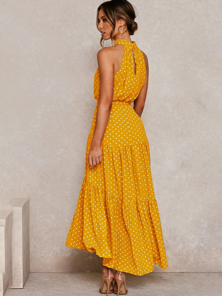 Adriana® | Summer Dress With Polka Dot Print Shine Into Summer