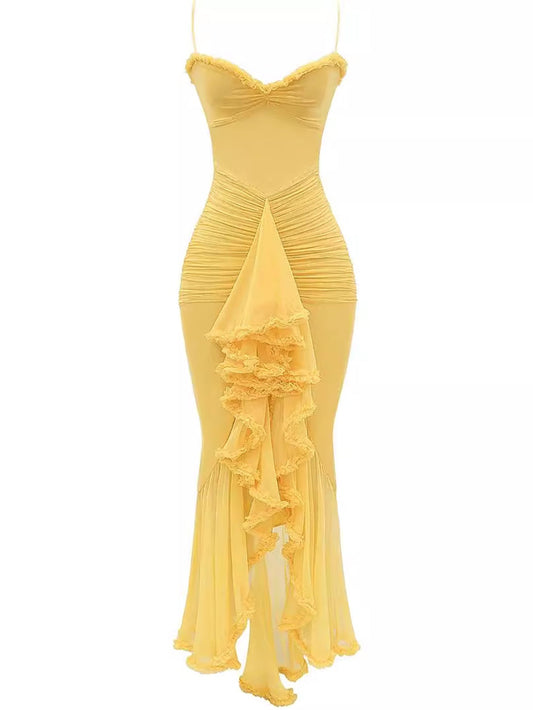 Nora® | Maxi Dress With Spaghetti Straps And Ruffles