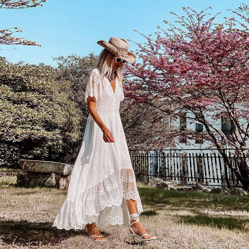 Vanesa® | Boho lace dress for women