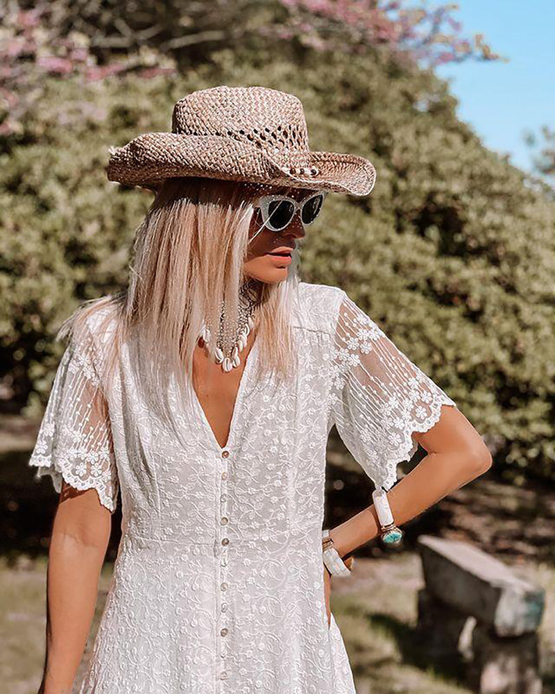 Vanesa® | Boho lace dress for women