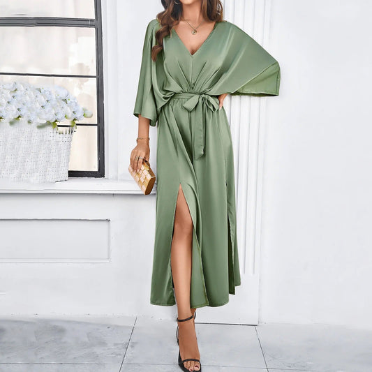 Miriam® | Long dress with slit for women