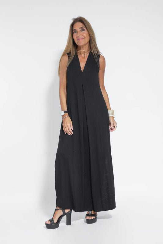 Nicole® | Long Dress With V-Neck