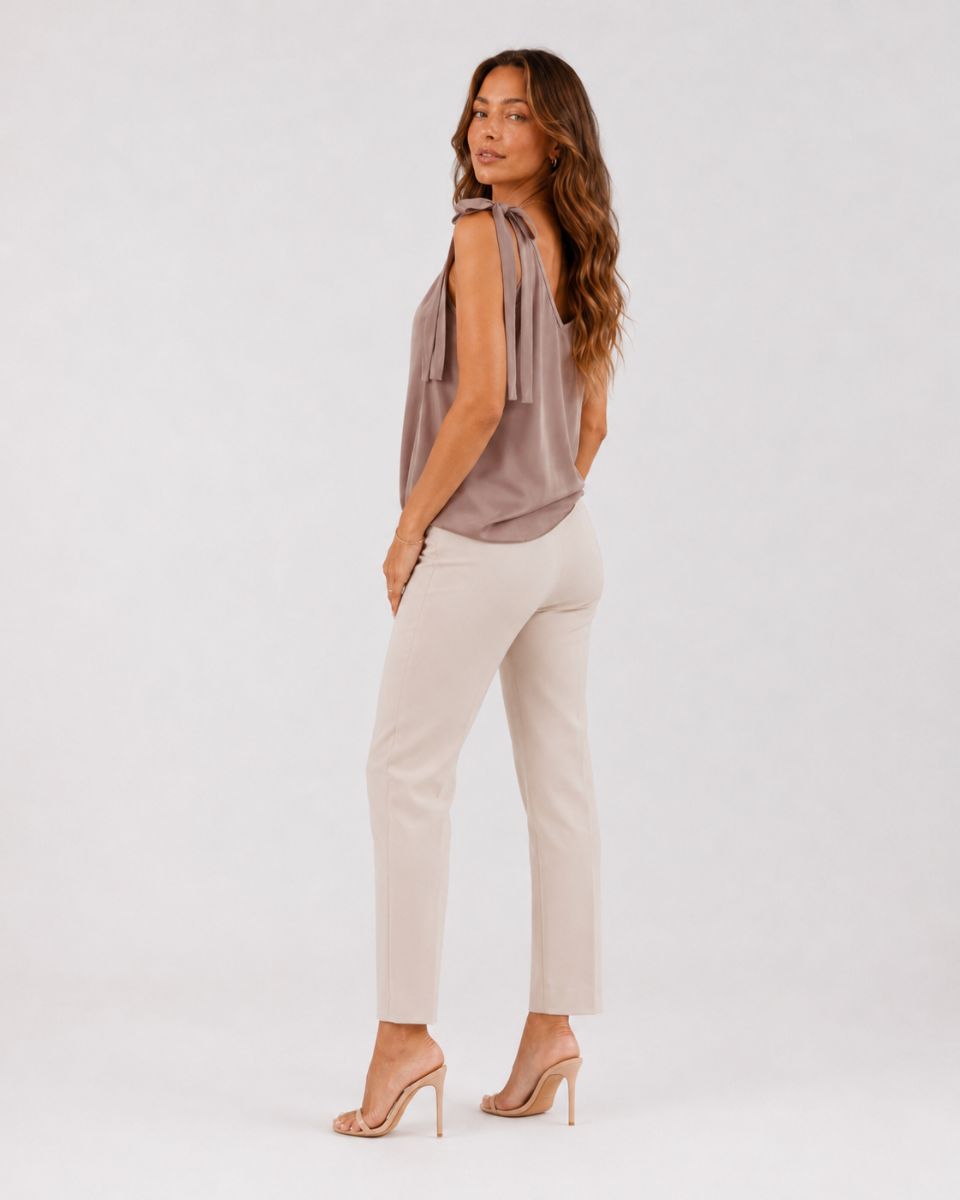 Vivienne Bowknot Tie Up Tank Tops