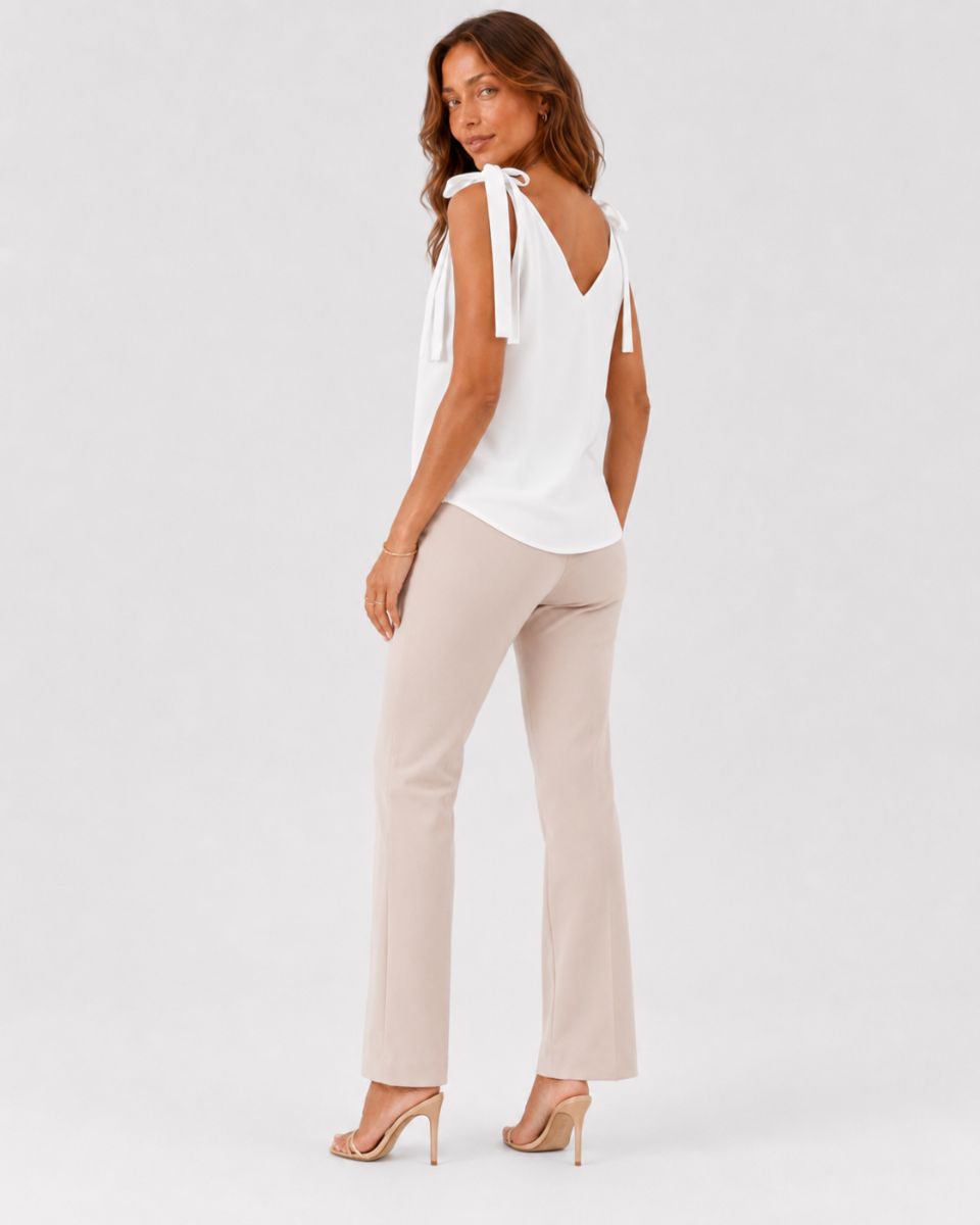 Vivienne Bowknot Tie Up Tank Tops