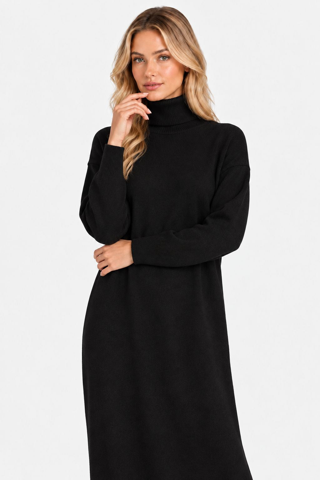 Ingrid® | Warm Long-Sleeved High-Neck Sweater Dress