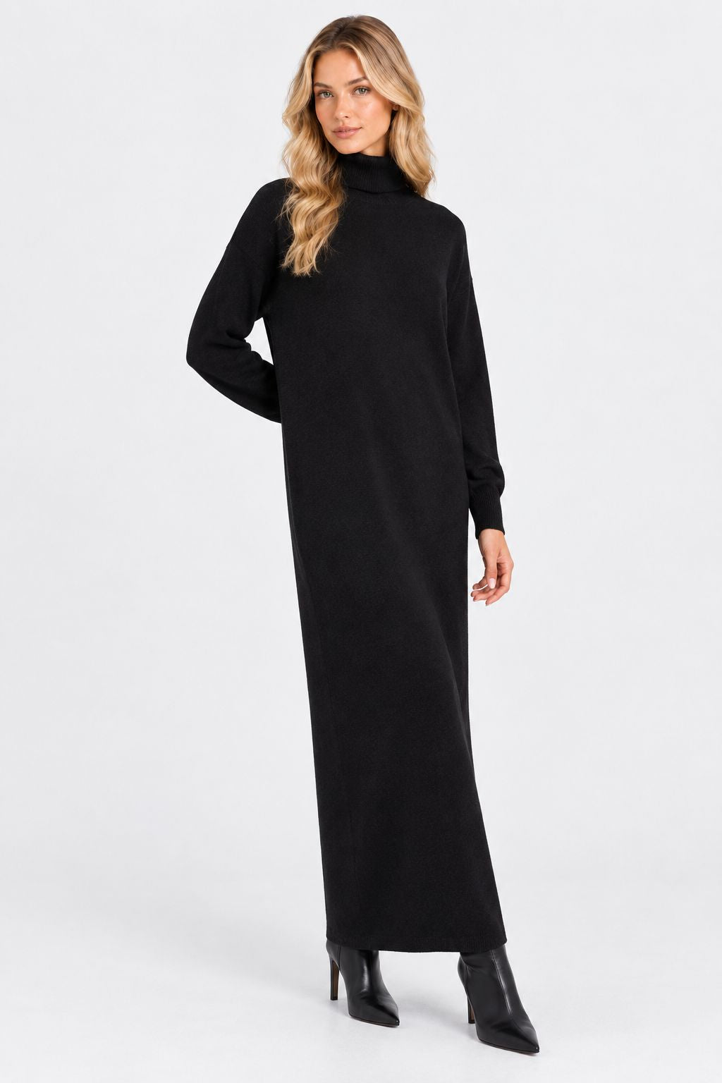 Ingrid® | Warm Long-Sleeved High-Neck Sweater Dress