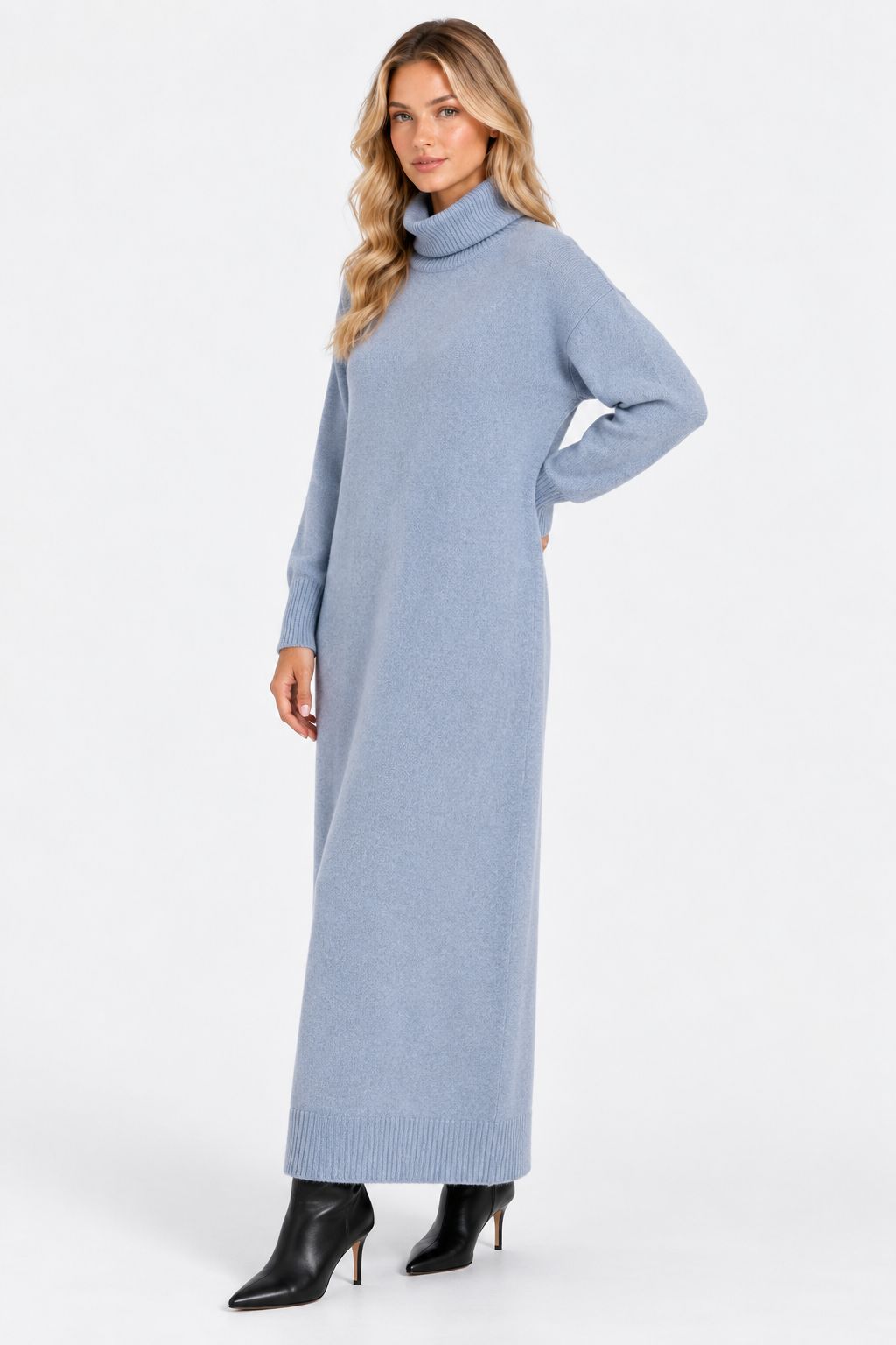 Ingrid® | Warm Long-Sleeved High-Neck Sweater Dress