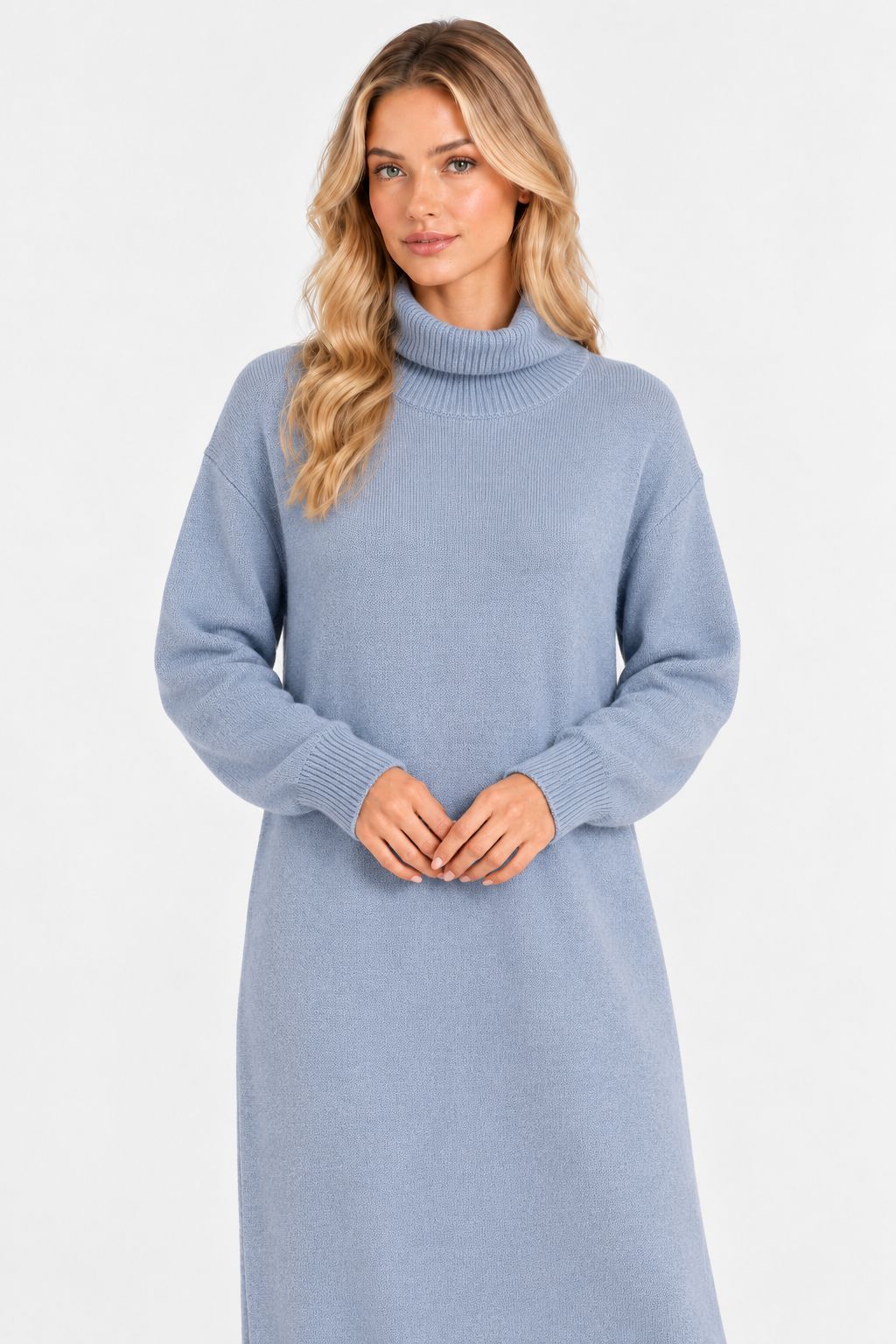 Ingrid® | Warm Long-Sleeved High-Neck Sweater Dress