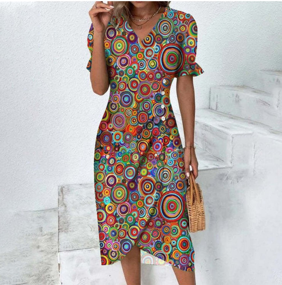 Yara® | Fine Dress With Buttons