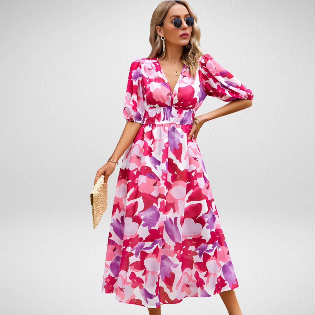 Daria® | Elegant Dress With V-Neckline