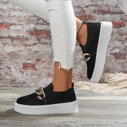 Diana | Chain Flats Breathable Mesh Shoes