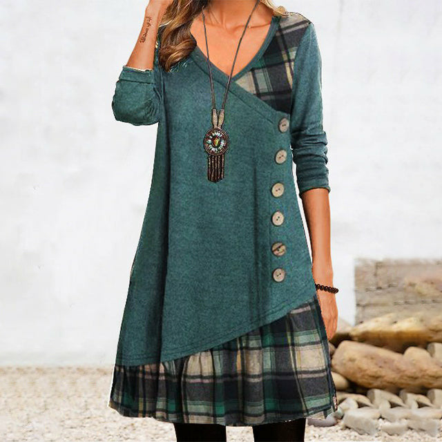 Margarita® | Irregular patchwork dress