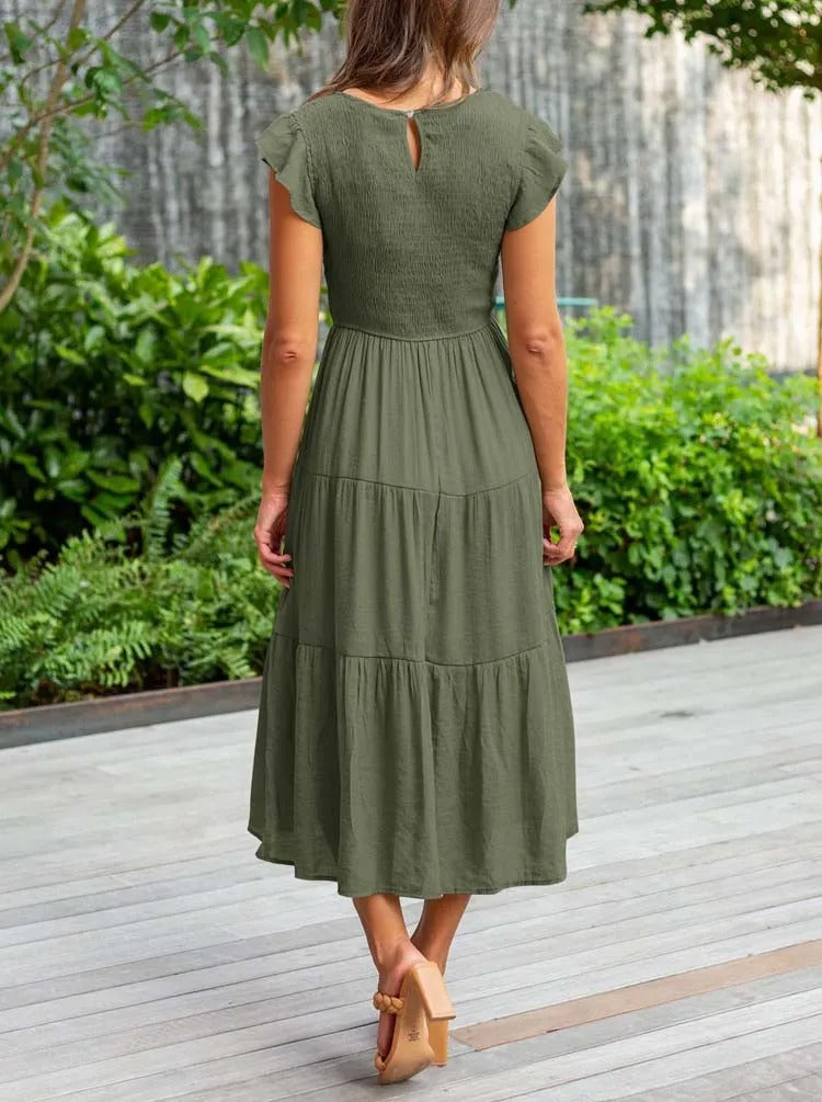 Tracy® | Refined Belly-Covering Dress