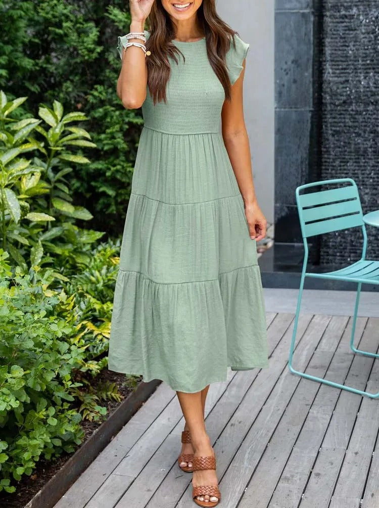 Tracy® | Refined Belly-Covering Dress