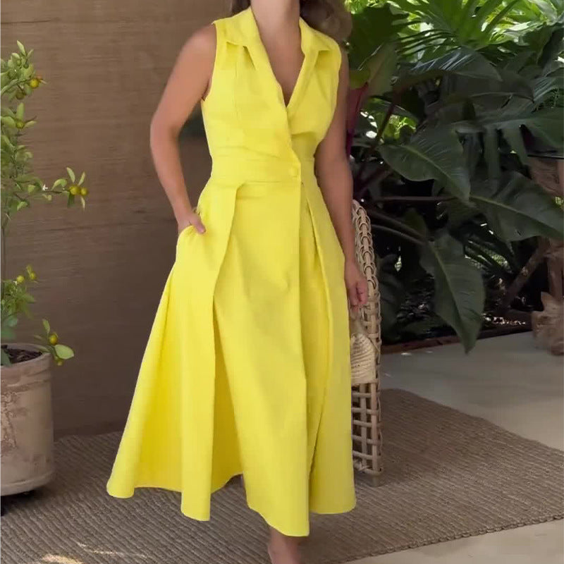 Mara® | V-Neck Midi Dress