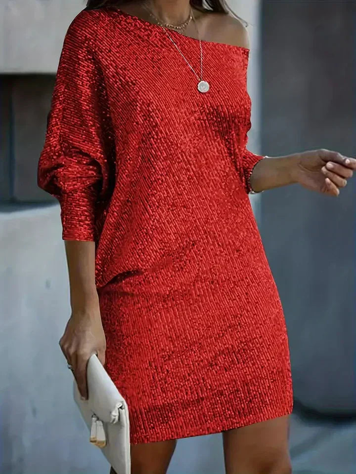 Dayana® | Party Contrast Sequin Dress