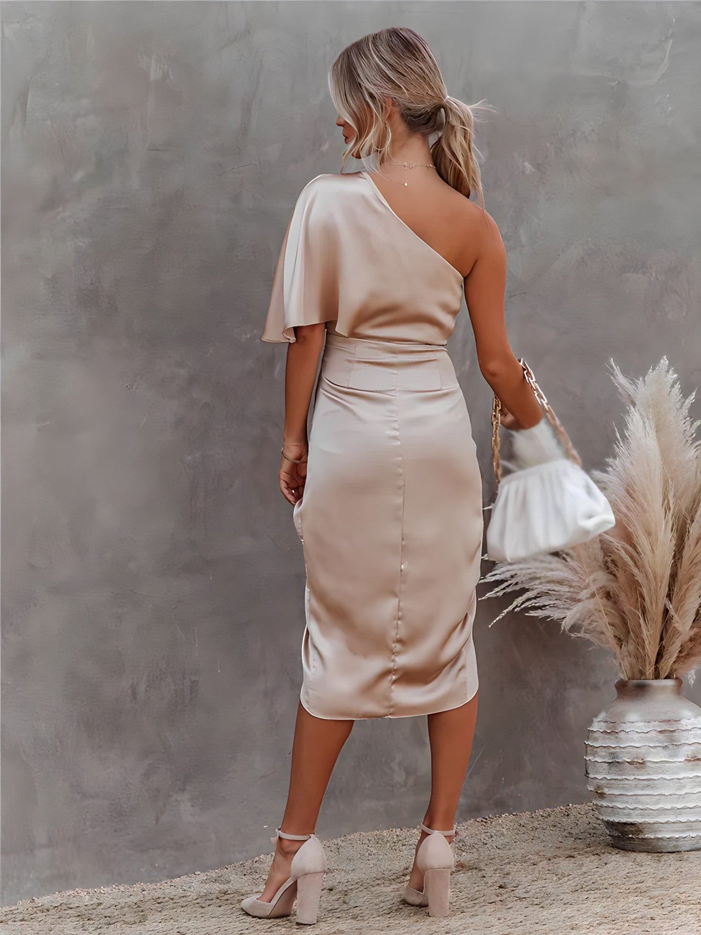 Maya® | Elegant Silk Party Dress