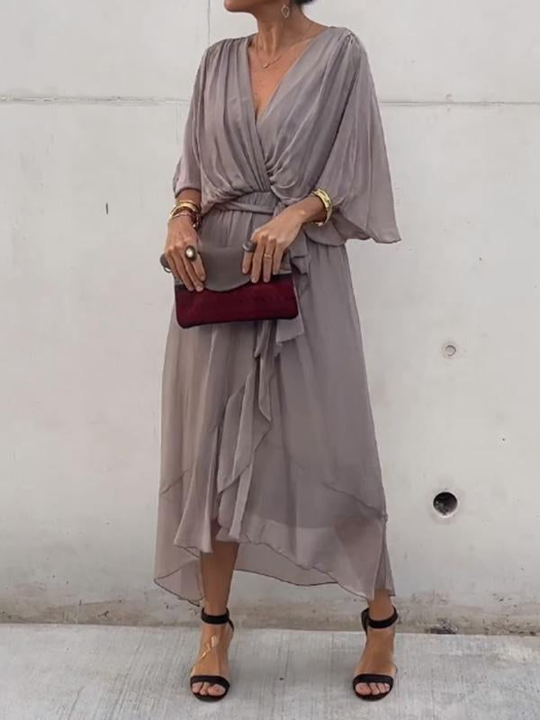 Ilaria® | Elegant Dress With V-Neckline