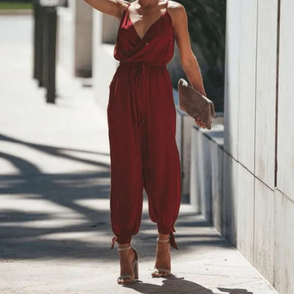 Ava Spaghetti Strap Jumpsuit