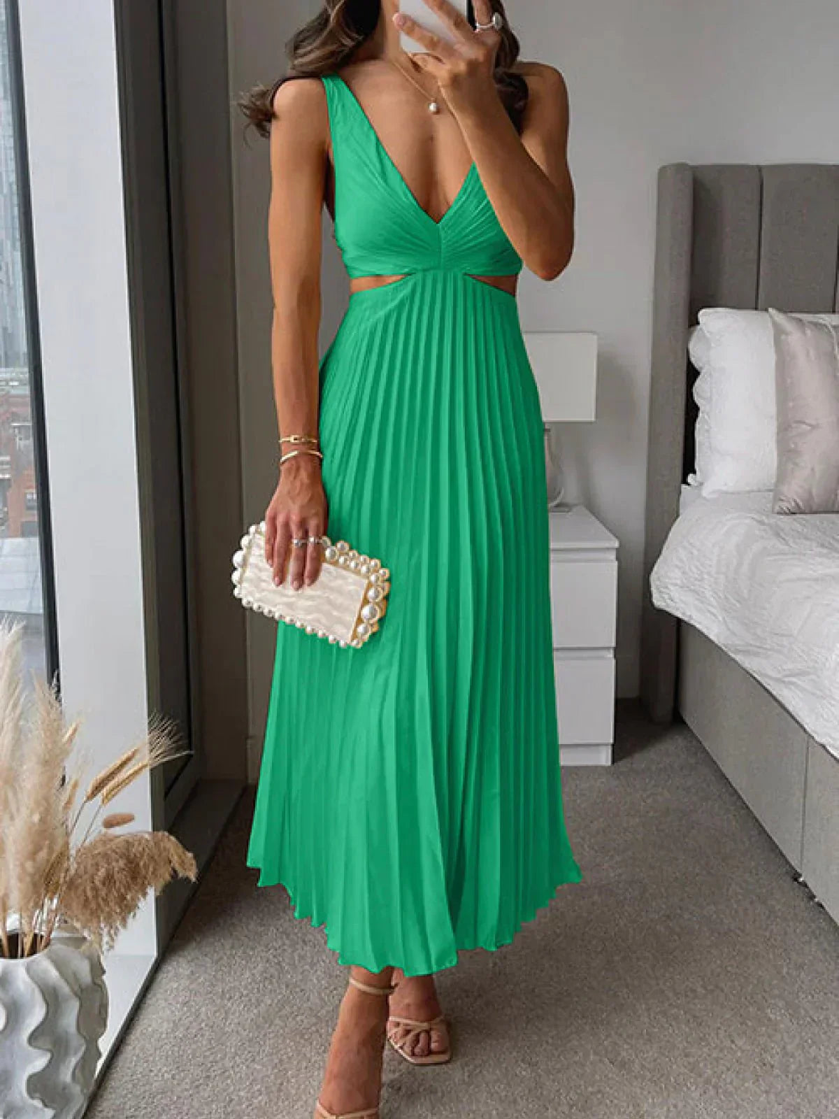 Linda® | Premium Satin Elegant Dress