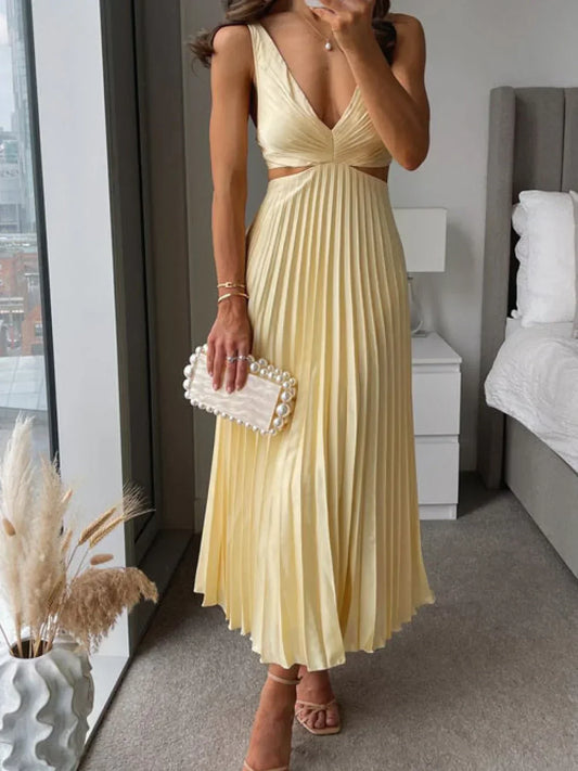 Linda® | Premium Satin Elegant Dress
