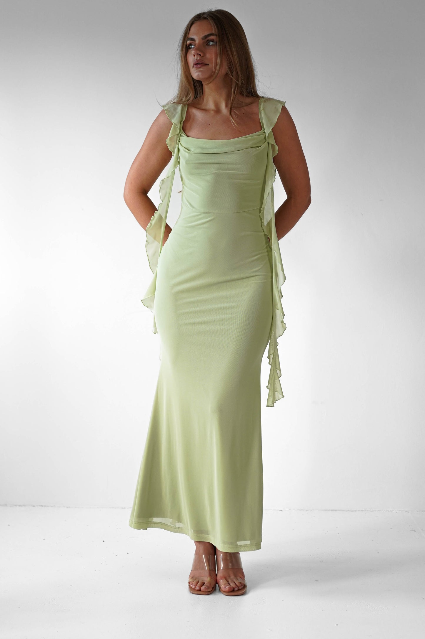 Wendy® | Sutton Ruffle Midaxi Dress