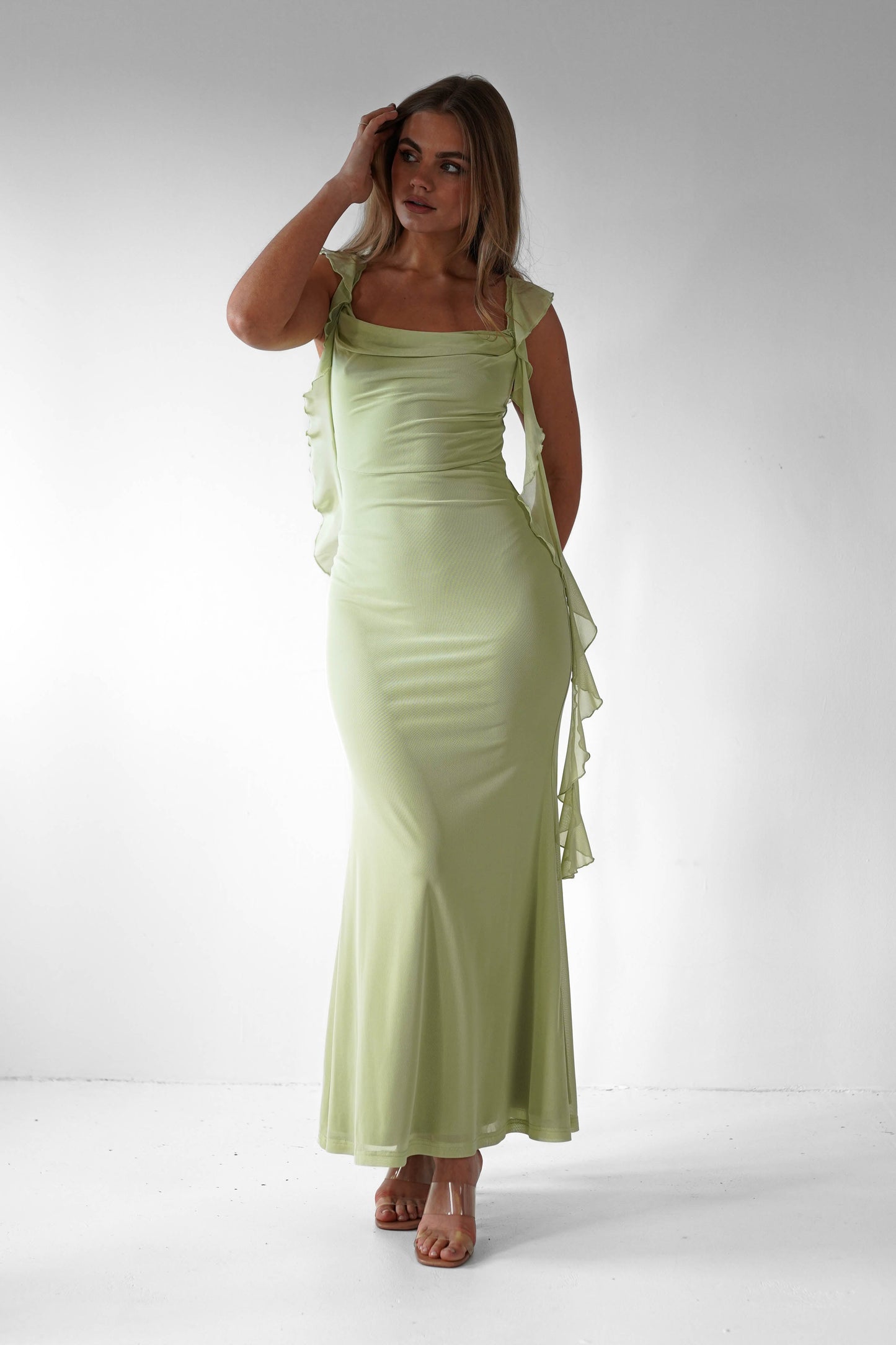 Salma® | Sutton Ruffle Midaxi Dress
