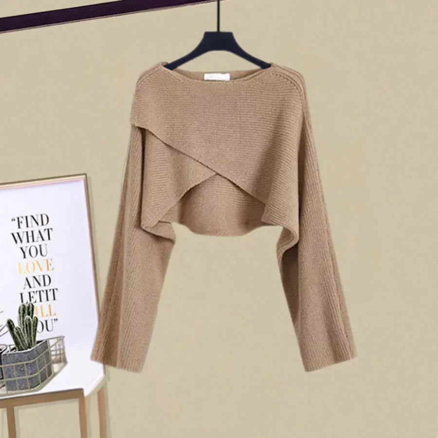 Agatha® | Dress And Sweater Set