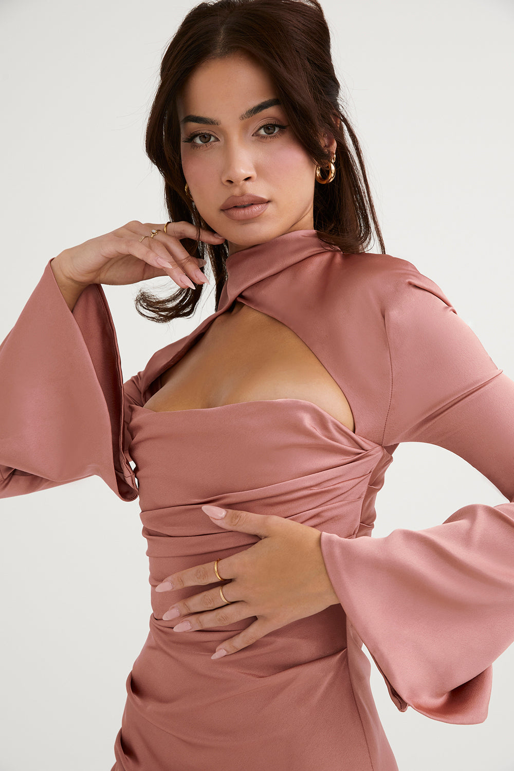 Violeta® | Draped corset dress for women